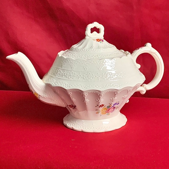 Spode Jewel Pattern Ann Hathaway Teapot. Crafted In England - Picture 1 of 10